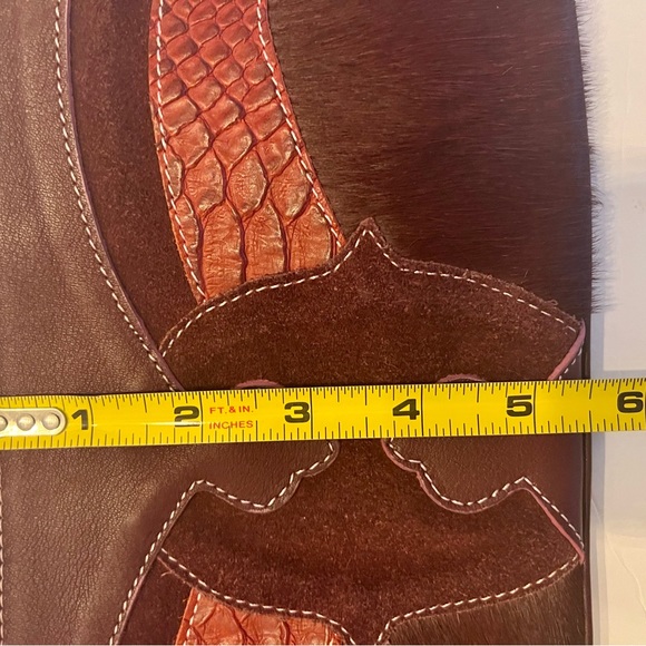 Claudia Firenze leather clutch - Picture 6 of 8